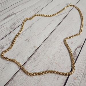 Gold Rope Chain Necklace - Women Jewelry